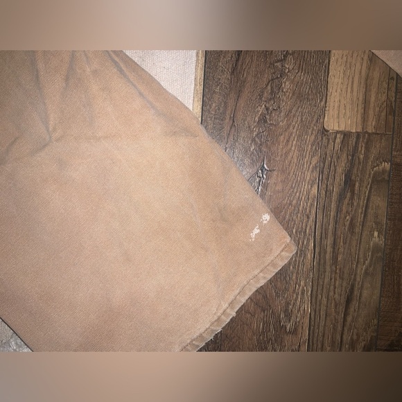 Mens carhartt classic tan distressed pants 42x 30 carpenter pants classic casual - Picture 5 of 8